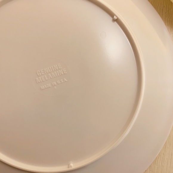 SOLD🚫 Vtg 60s Genuine Melamine Dinner Plates - Picture 6 of 9